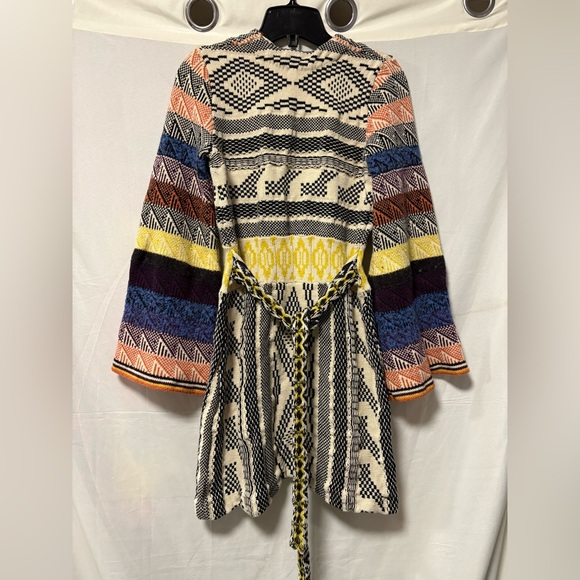 Free People Knit Patchwork Dress Size Small - Picture 8 of 9